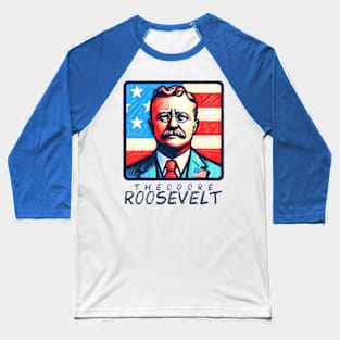 Theodore Roosevelt Baseball T-Shirt